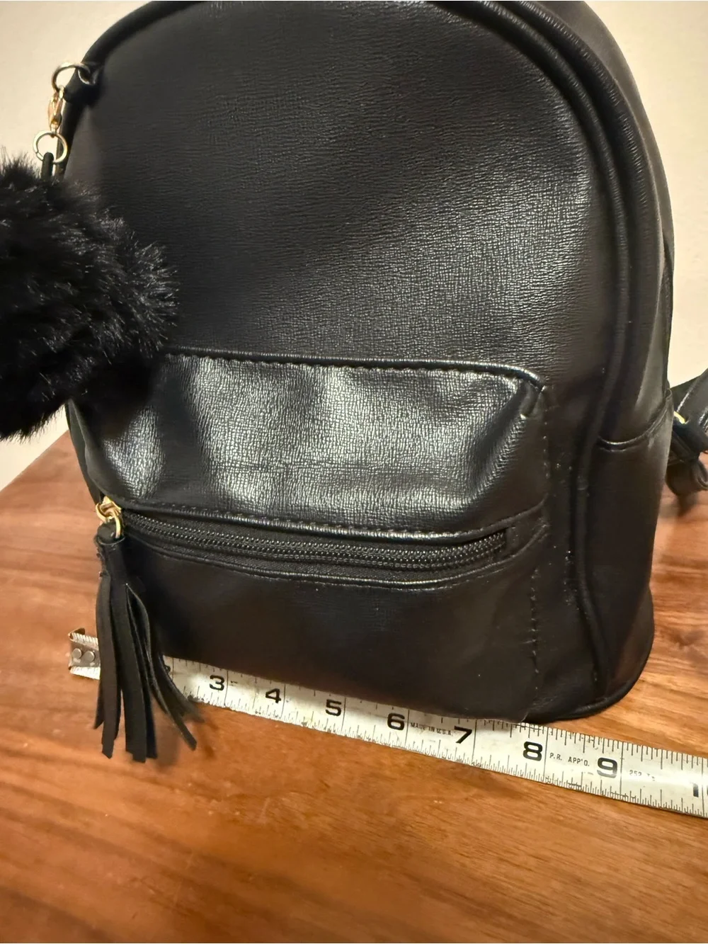 Black Mini Backpack - Sleek Everyday Backpack